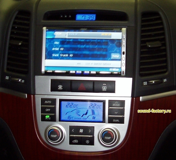 Уставновка: Автомагнитола в Hyundai Santa Fe Установка: Автомагнитола в Hyundai Santa Fe